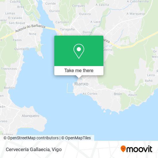 Cervecería Gallaecia map