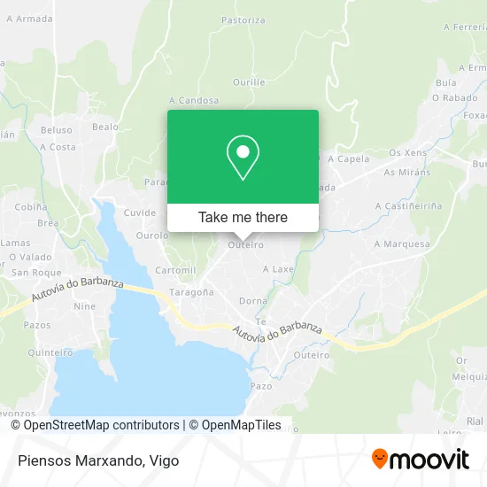 Piensos Marxando map