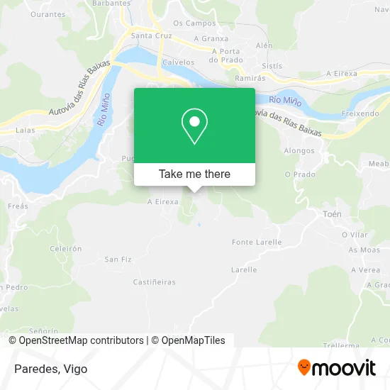 Paredes map
