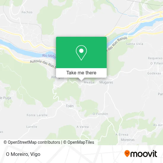O Moreiro map