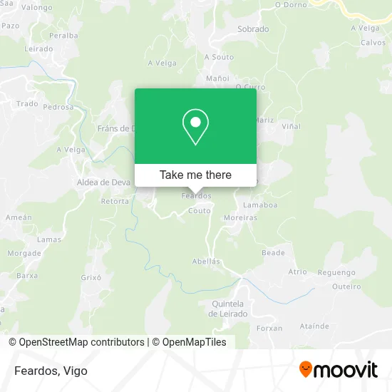 Feardos map