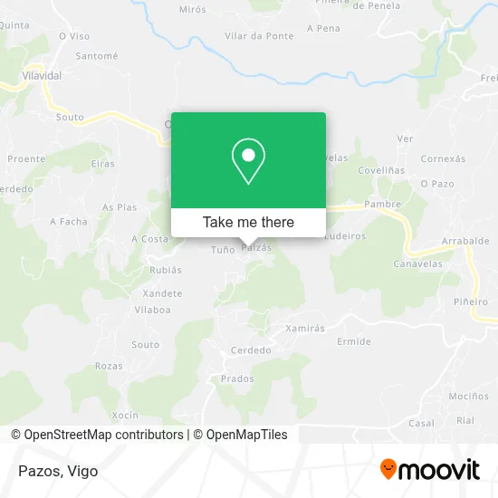 Pazos map