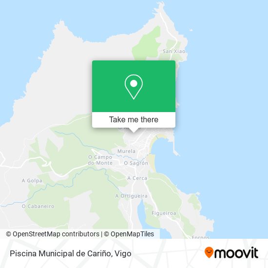 Piscina Municipal de Cariño map