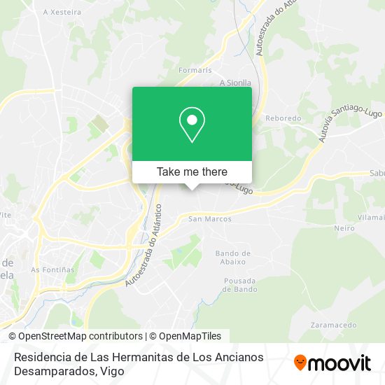 Residencia de Las Hermanitas de Los Ancianos Desamparados map