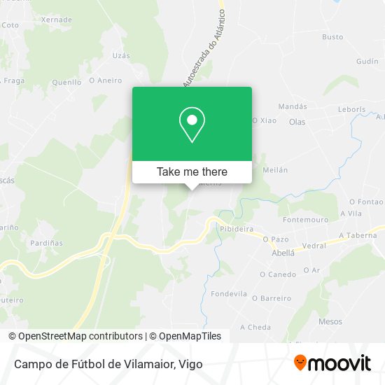 Campo de Fútbol de Vilamaior map