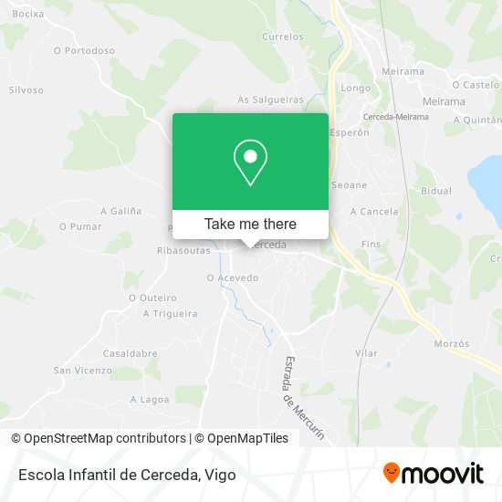 Escola Infantil de Cerceda map