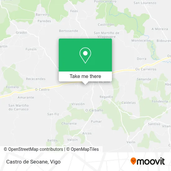 Castro de Seoane map