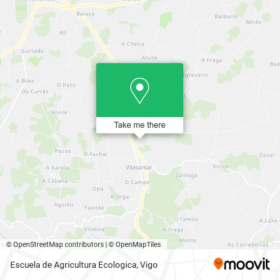 Escuela de Agricultura Ecologica map