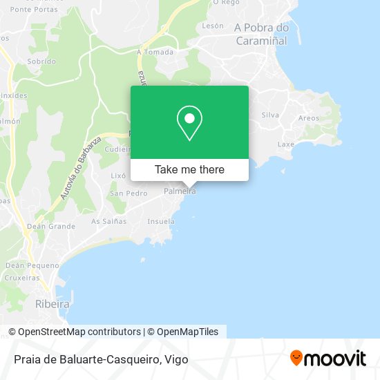 Praia de Baluarte-Casqueiro map