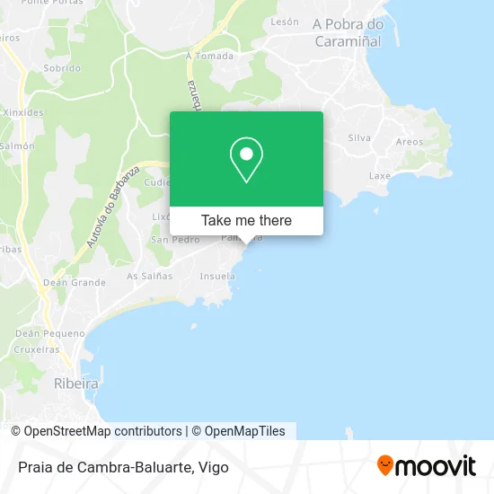 Praia de Cambra-Baluarte map