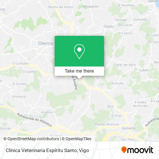 Clínica Veterinaria Espíritu Santo map