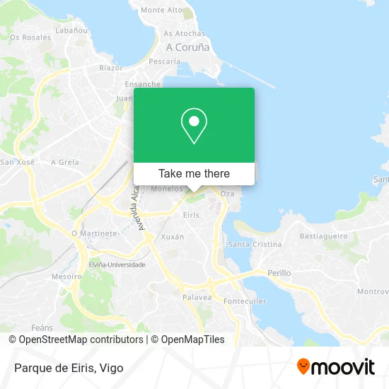 Parque de Eiris map