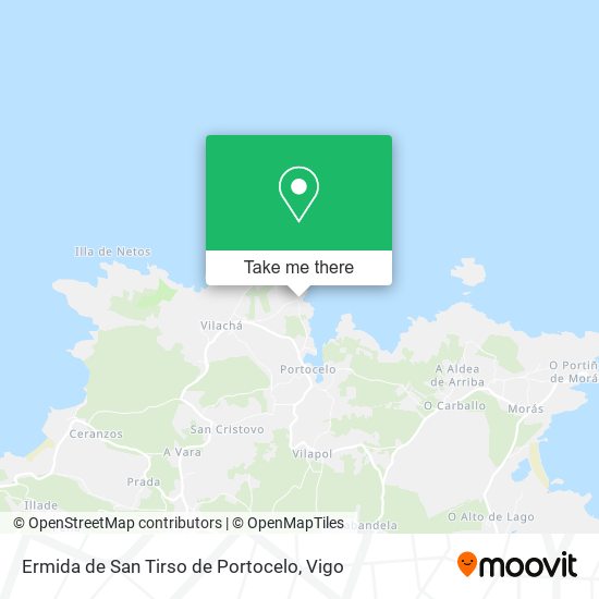 Ermida de San Tirso de Portocelo map