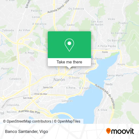 Banco Santander map