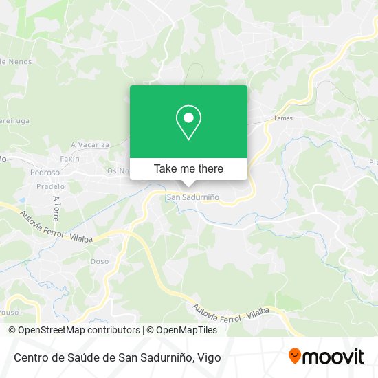 Centro de Saúde de San Sadurniño map
