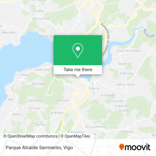 Parque Alcalde Sarmiento map