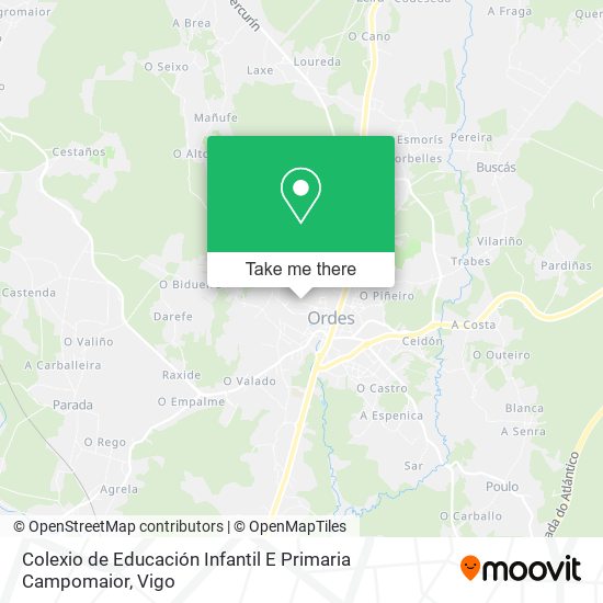 Colexio de Educación Infantil E Primaria Campomaior map
