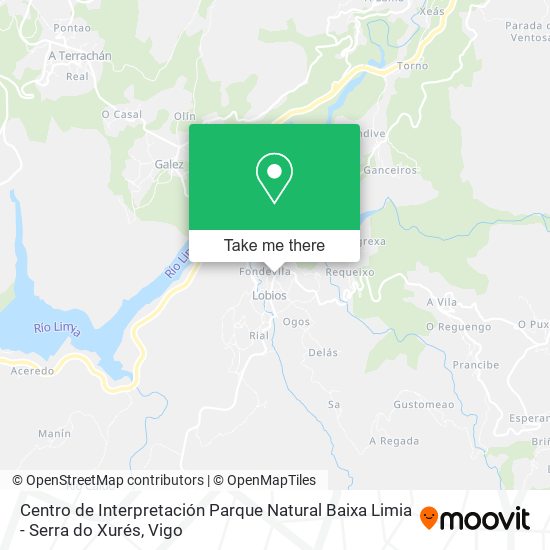 Centro de Interpretación Parque Natural Baixa Limia - Serra do Xurés map