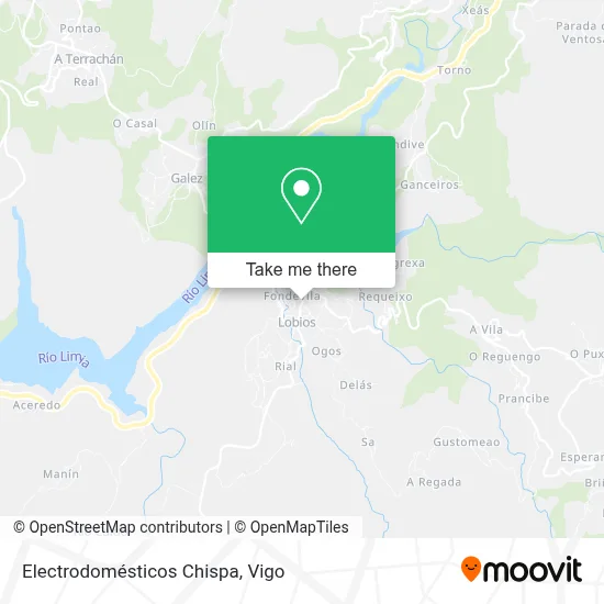 Electrodomésticos Chispa map