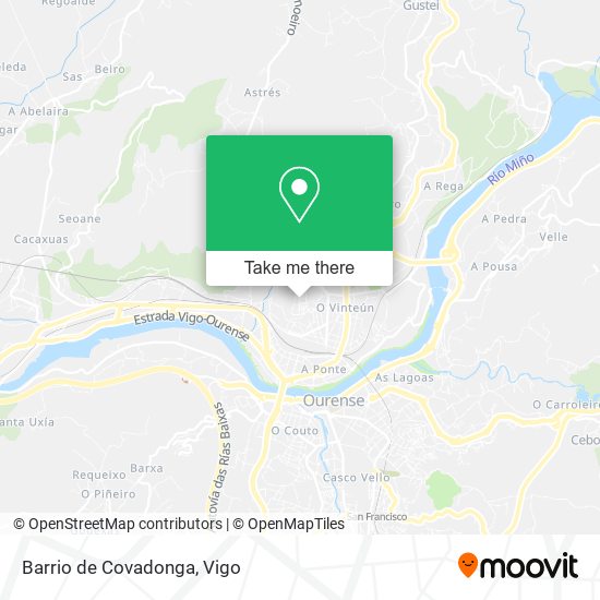 Barrio de Covadonga map