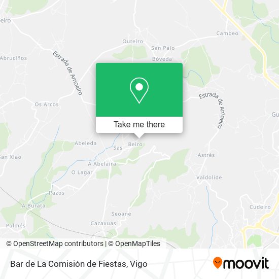 mapa Bar de La Comisión de Fiestas