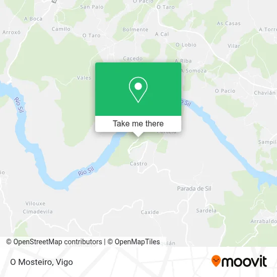 O Mosteiro map