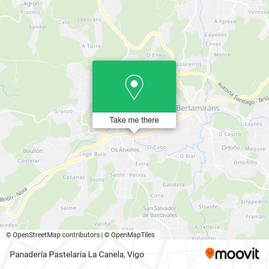 Panadería Pastelaría La Canela map