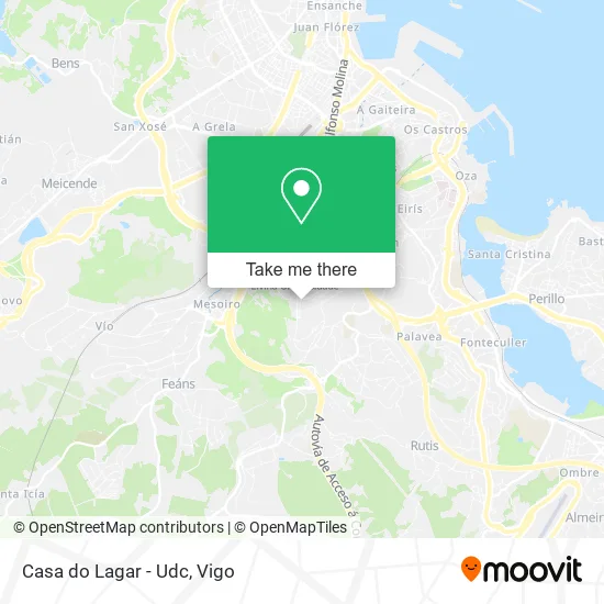 Casa do Lagar - Udc map
