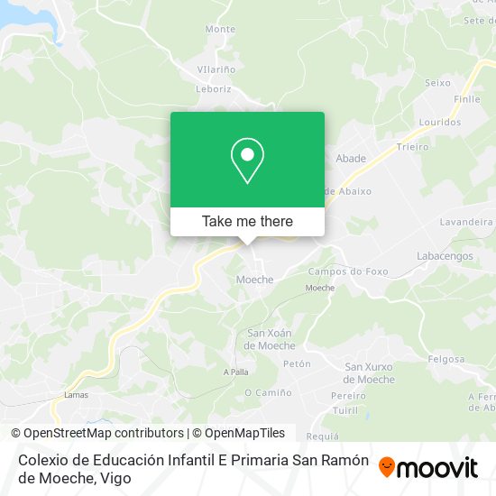 Colexio de Educación Infantil E Primaria San Ramón de Moeche map