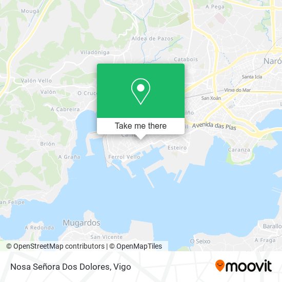 Nosa Señora Dos Dolores map