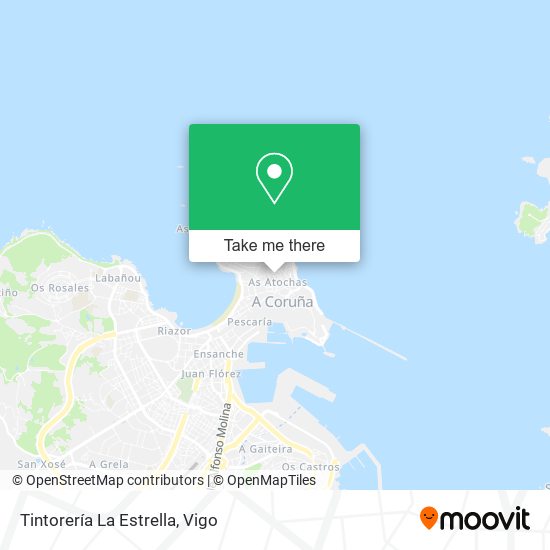 Tintorería La Estrella map