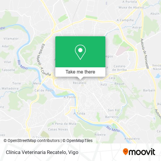 Clínica Veterinaria Recatelo map