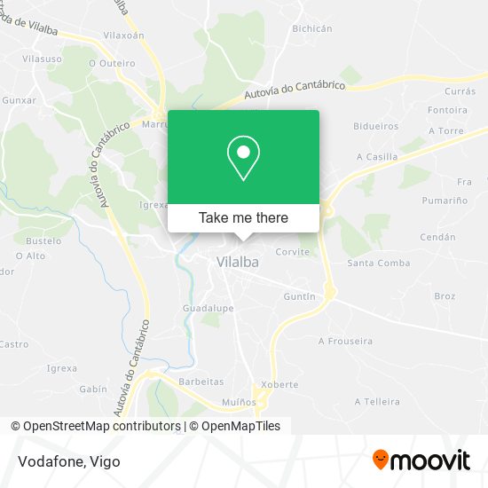 Vodafone map