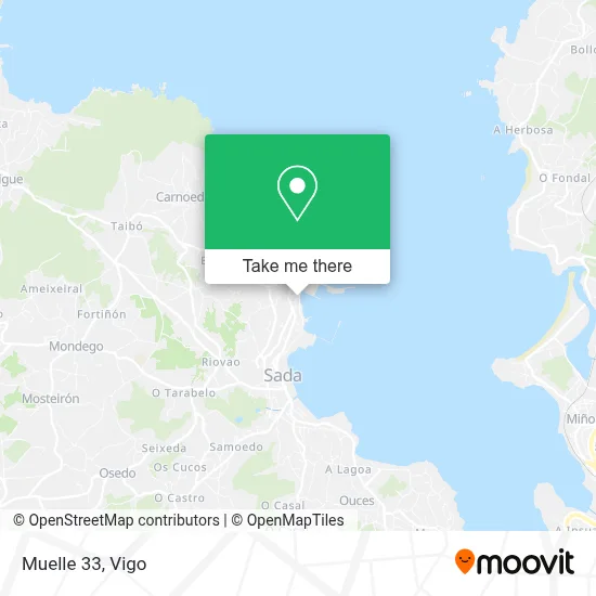 Muelle 33 map