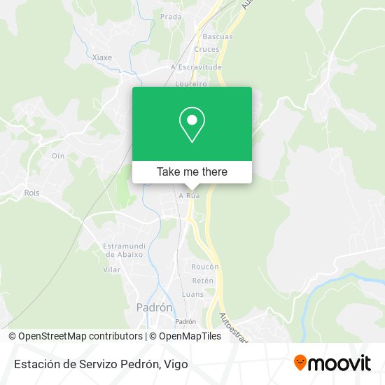 Estación de Servizo Pedrón map