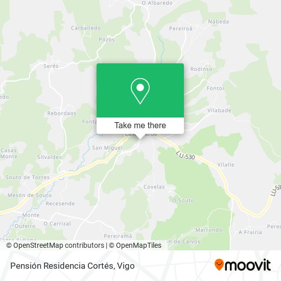 Pensión Residencia Cortés map