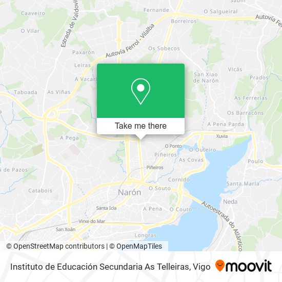 Instituto de Educación Secundaria As Telleiras map