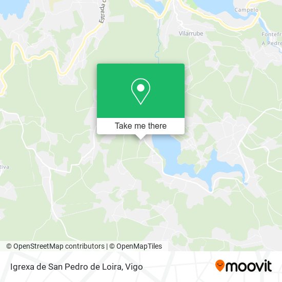 Igrexa de San Pedro de Loira map