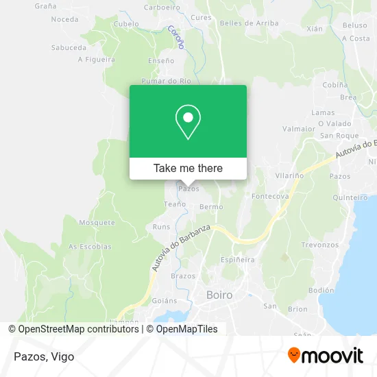 Pazos map