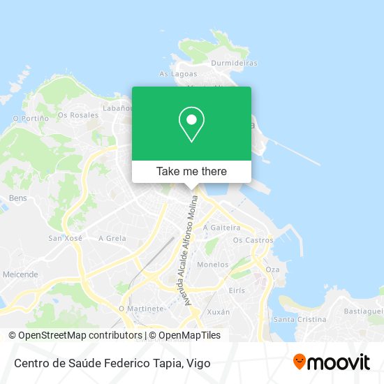 Centro de Saúde Federico Tapia map