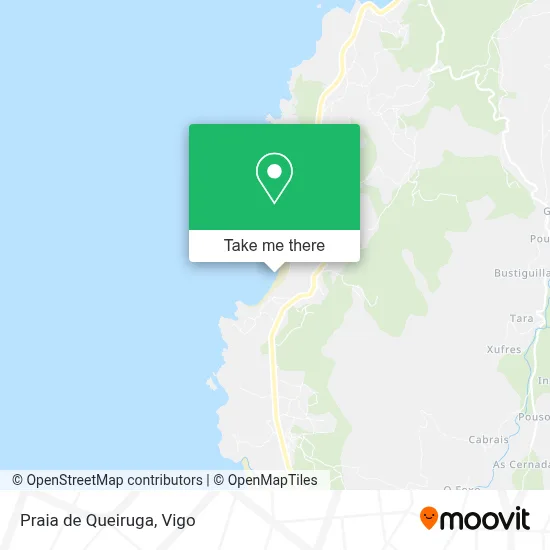 Praia de Queiruga map