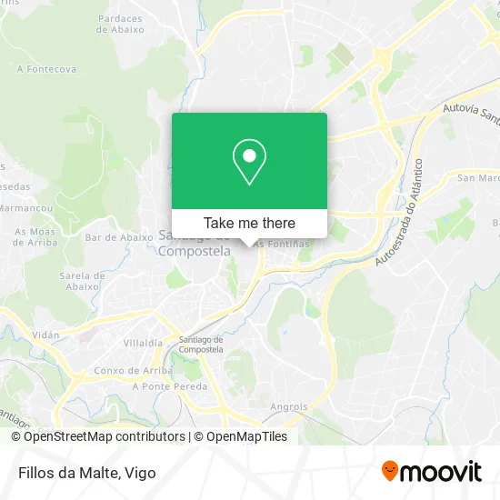 Fillos da Malte map
