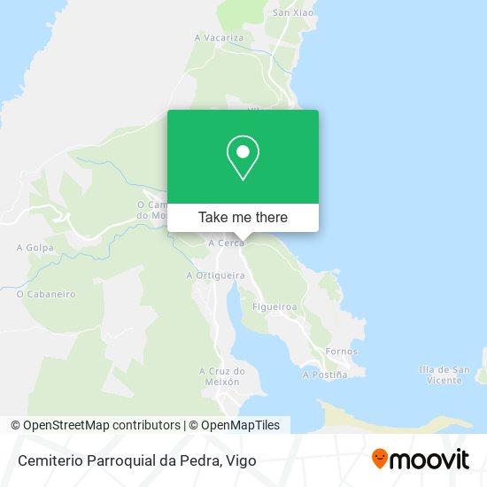 Cemiterio Parroquial da Pedra map
