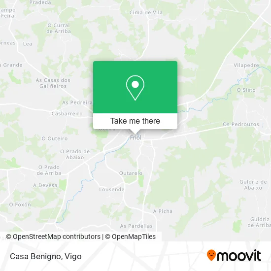Casa Benigno map