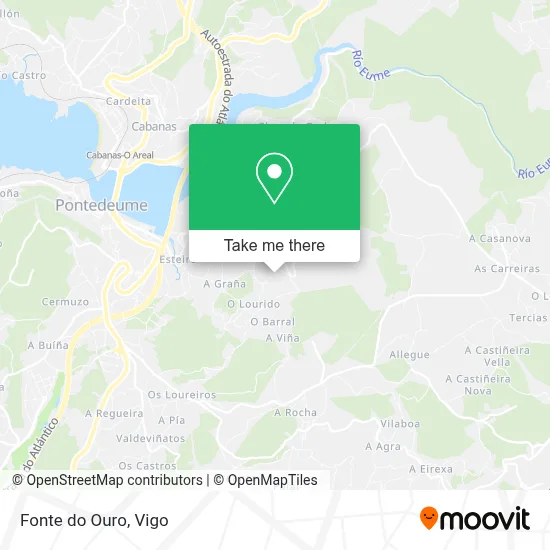 Fonte do Ouro map