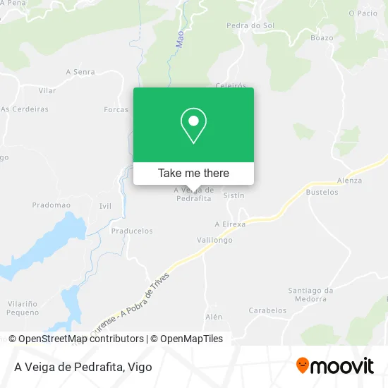 A Veiga de Pedrafita map