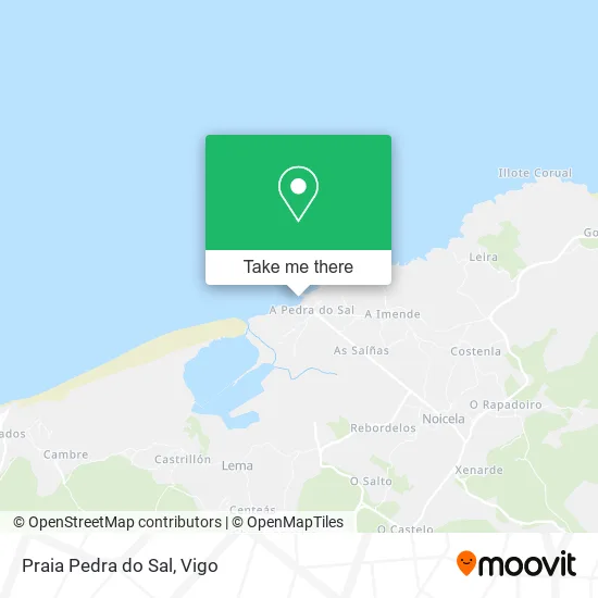 Praia Pedra do Sal map