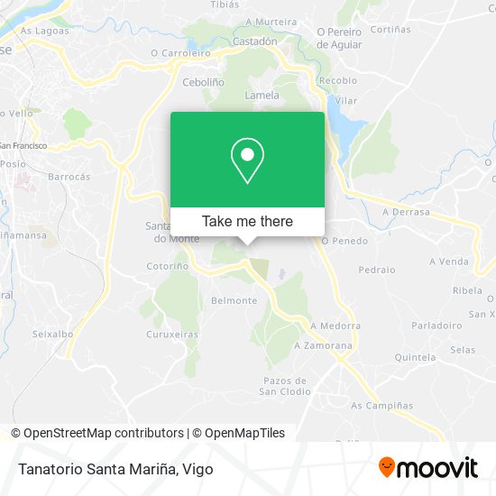 Tanatorio Santa Mariña map