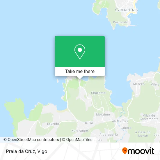 Praia da Cruz map