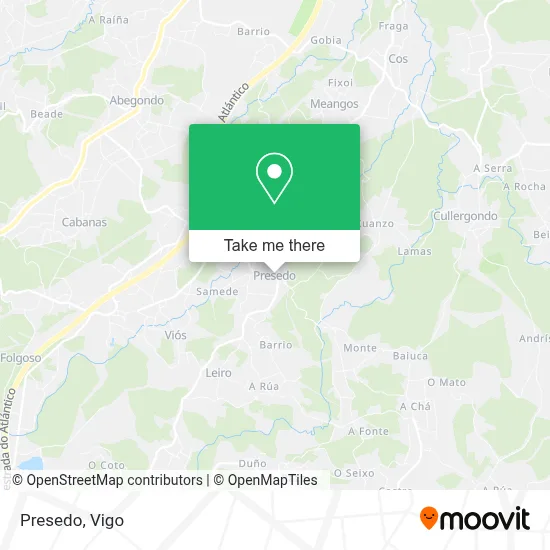 Presedo map